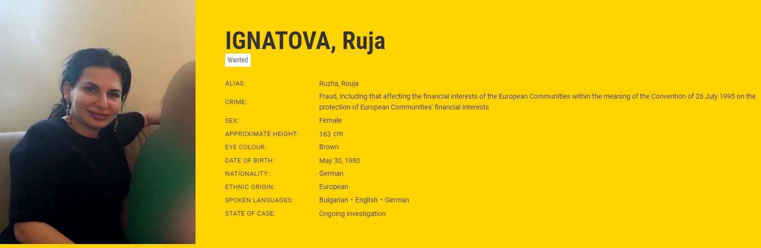 Onecoin ‘Crypto Queen’ Ruja Ignatova Listed Among Europe’s Most Wanted