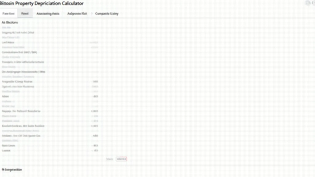 Bitcoin property depreciation calculators