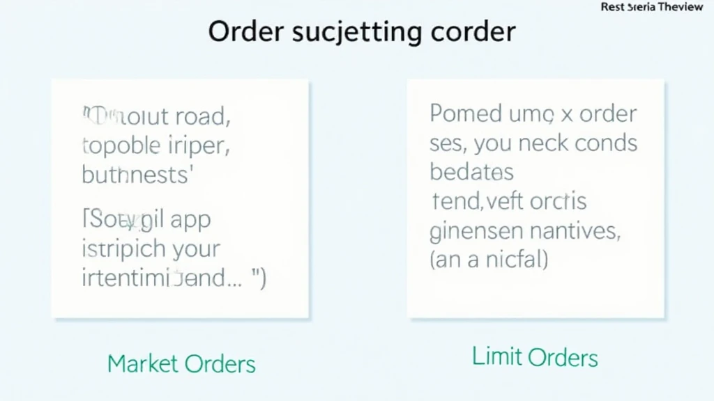Vietnam bond market order types
